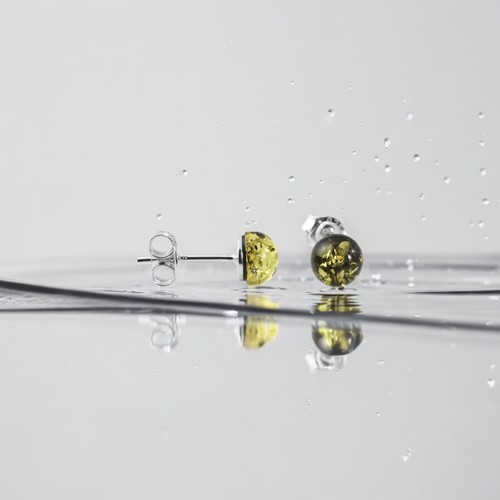 Ohrringe ohrstecker bernstein - ohrringe,