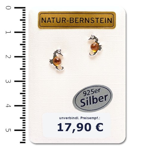 Natur bernstein ohrringe - bernstein,