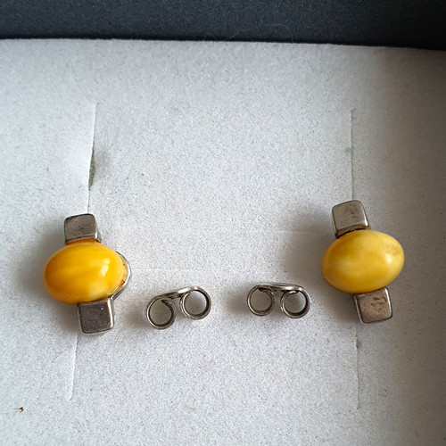 Bernstein ohrstecker vintage - ohrstecker,